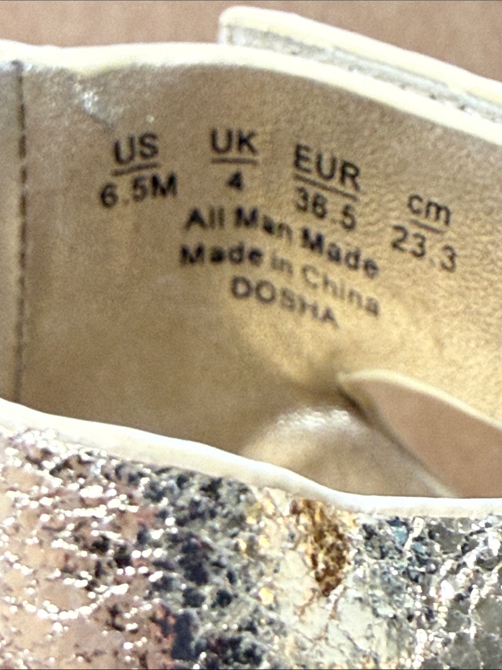 Franco Sarto Dosha Gladiator Sandals in a metallic gold finish - Picture 3 of 9
